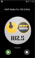 MAP Radio FM 102.5 MHz Affiche
