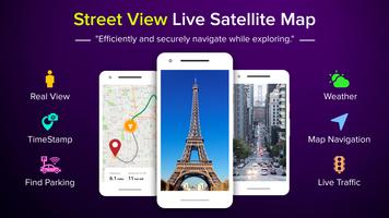 Live Satellite View: GPS Maps โปสเตอร์