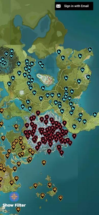 Genshin impact world map