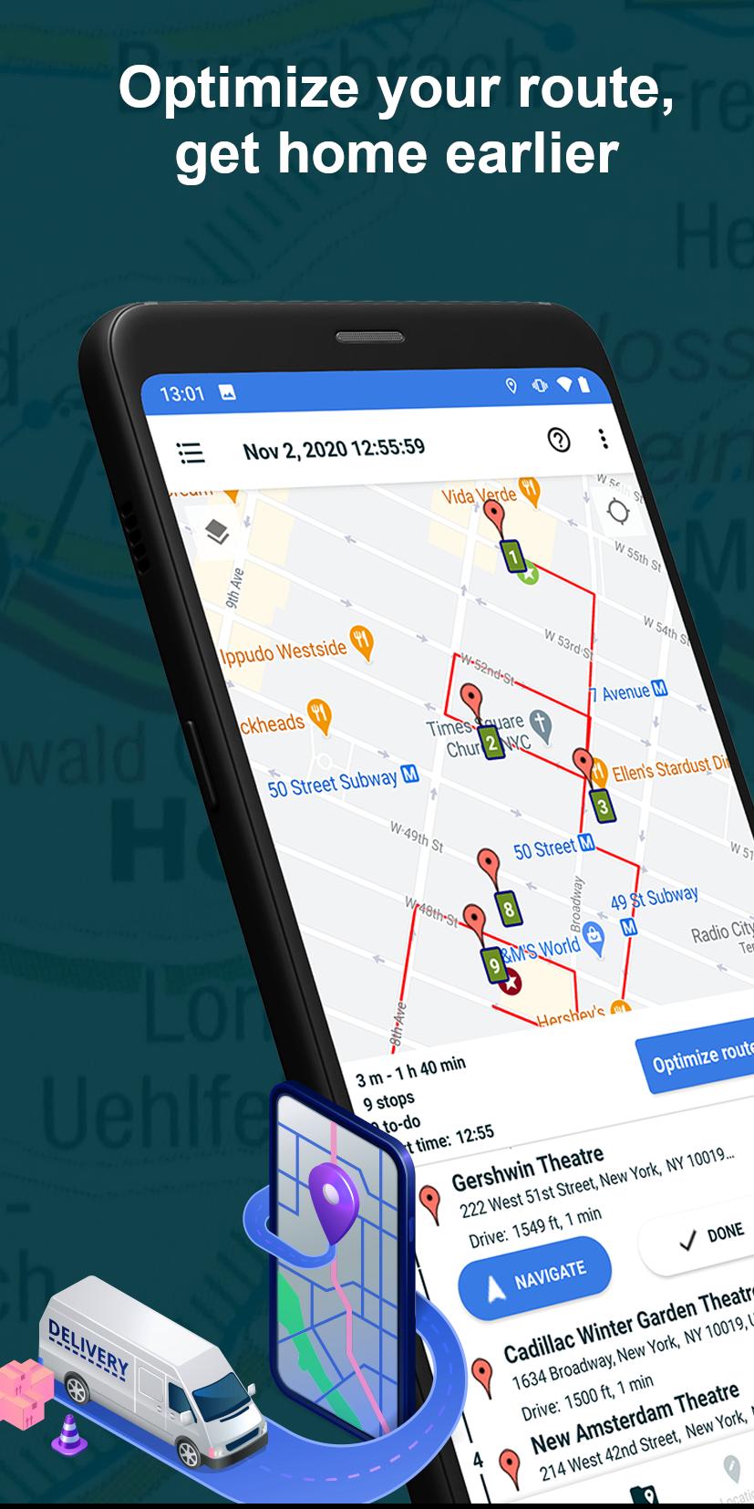 Multi-Stop Route Planner for Android - APK Download
