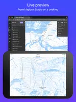 برنامه‌نما Mapbox Studio Preview عکس از صفحه