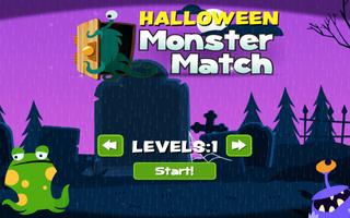 Halloween Monster Match Affiche