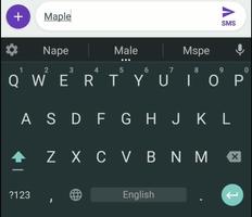 Deutsche Sprache - Maple Keyboard capture d'écran 2