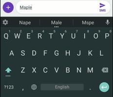 Un paquete de idioma español para Maple Keyboard captura de pantalla 2