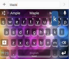 Multicolor Theme - Maple Keyboard capture d'écran 2