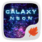 Neon Galaxy Theme - Maple Keyboard 2019 icône