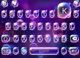 Bubble Keyboard Theme capture d'écran 2