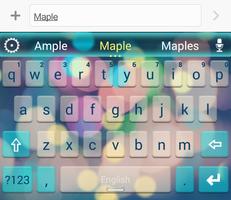 Glass Theme - Maple Keyboard capture d'écran 1