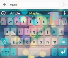 Glass Theme - Maple Keyboard capture d'écran 2