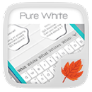 Pure White Theme - Maple Keyboard APK