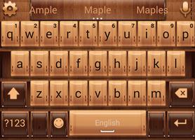 Woody Keyboard Theme скриншот 1