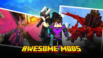 Awesome Mods for Minecraft PE Affiche