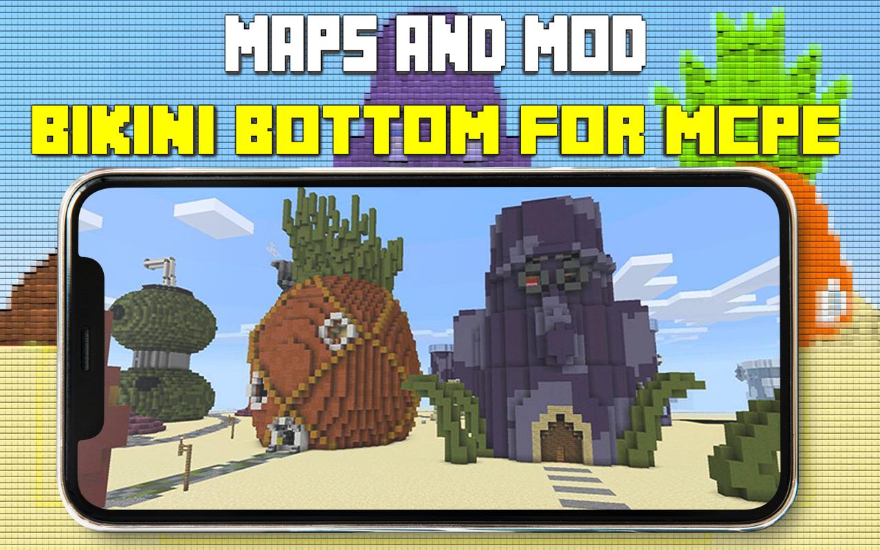 Maps Bikini Bottom Sponge For Minecraft APK for Android Download