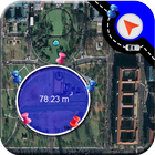 Geo Area Calculator and Gps Distance Measurement-icoon