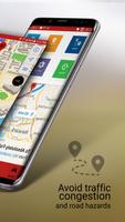 GPS الملاحة ، والاتجاهات ، وخرائط المرور الحية تصوير الشاشة 1