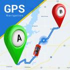 GPS, mapy offline ikona
