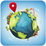 GPS Live Street Map and Travel Navigation icon