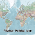 ”World Physical Map offline