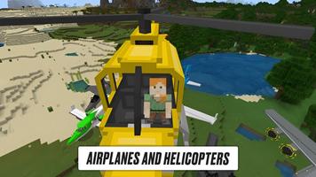 Planes Mod for Minecraft Addon تصوير الشاشة 1