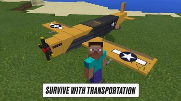 Planes Mod for Minecraft Addon تصوير الشاشة 2