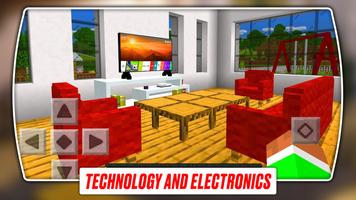 Real Furniture Mod Minecraft تصوير الشاشة 2