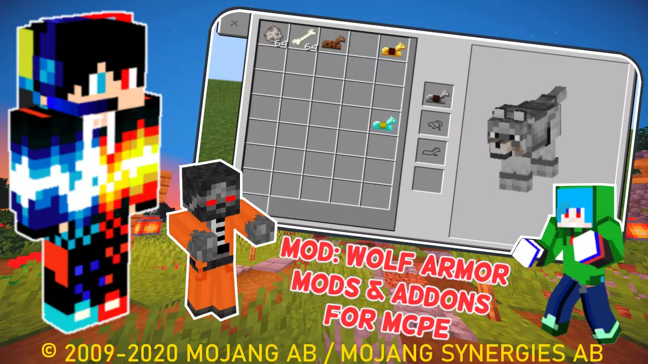 Mod Wolf Armor Mods Addons For Mcpe For Android Apk Download