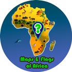 🌍 Maps of África quiz and Flags of Countries game icône