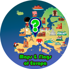 🌏 Maps of Europe Quiz Countries & European Flags icône