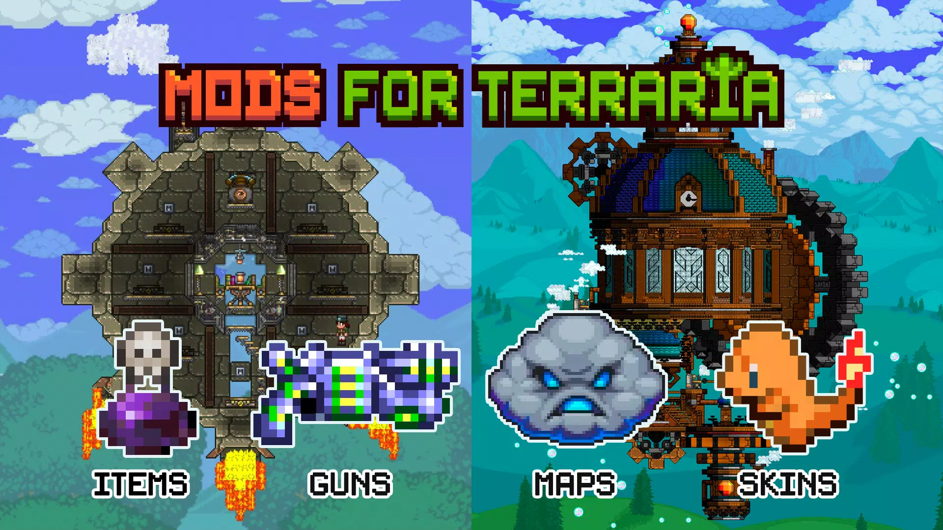  Mapas, mods, servidores, programas para o jogo Terraria