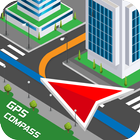 GPS compass map for Android ícone