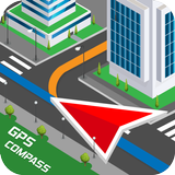 GPS compass map for Android 아이콘