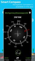GPS compass map for Android-poster