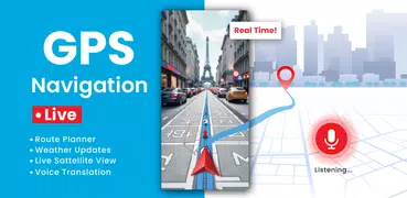 全球定位系統 導航 生活 地圖 和 語音 譯者