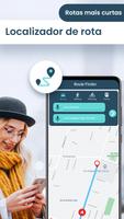 GPS Navegação Viver Mapa Cartaz