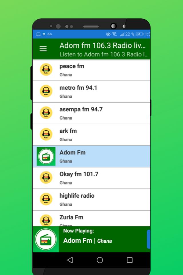 Adom fm 106.3 Radio live online Ghana for Android - APK Download