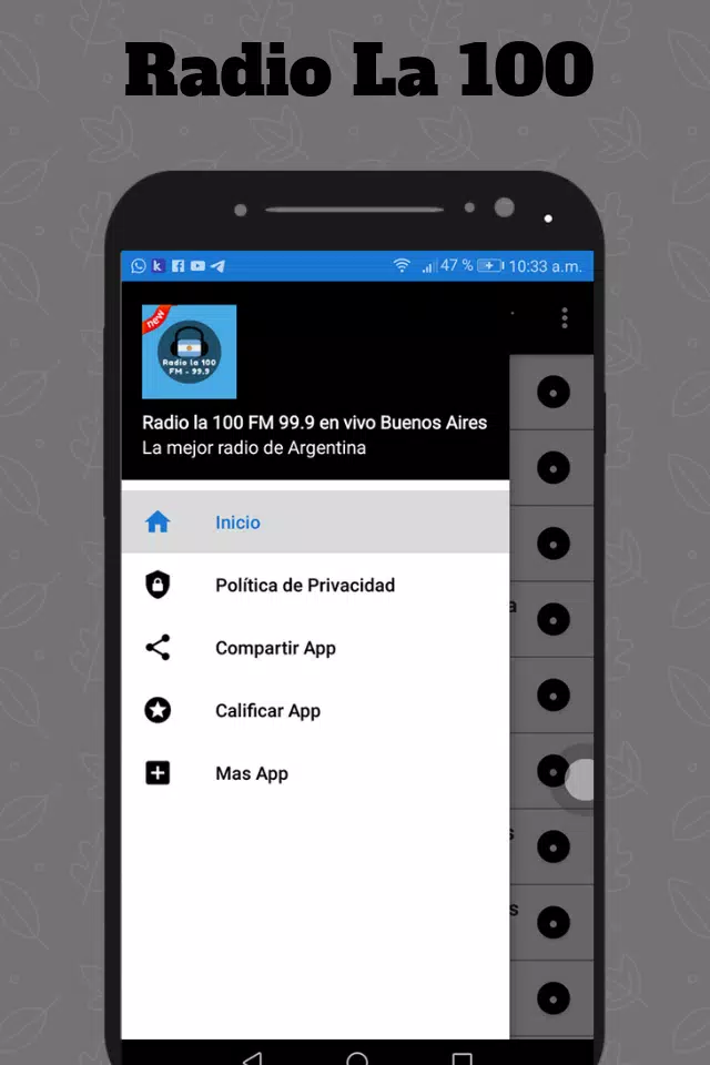 Descarga de APK de Radio la 100 FM 99.9 en vivo Buenos Aires para Android