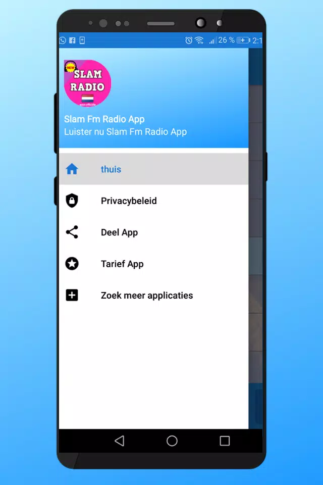 Descarga de APK de Slam FM Radio app Hardstyle NL para Android
