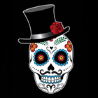 Fondo de pantalla de calavera de azúcar icono