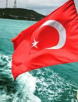 Fond d'écran drapeau turc Affiche