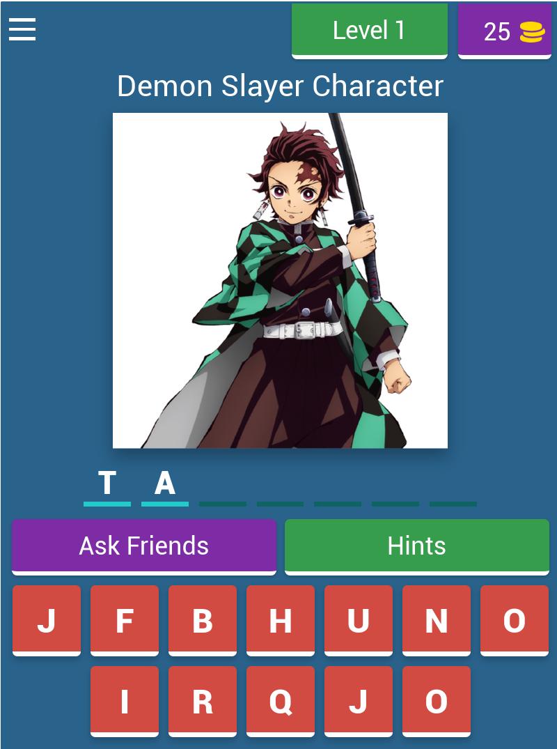 QUIZ DEMON SLADER : KIMETSU NO YAIBA 