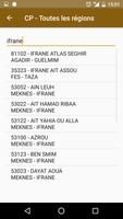 Code Postal Maroc Ekran Görüntüsü 3