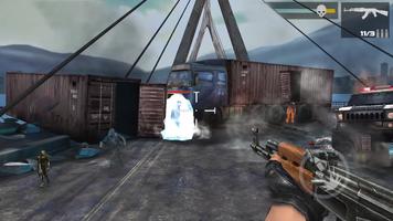 FPS Zombi Tiroteo Pistol Juego captura de pantalla 1