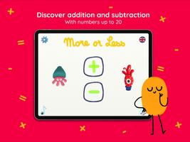 Marbotic More or Less Math App ポスター