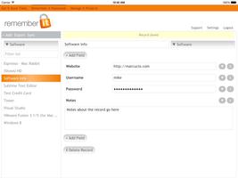 Remember It Passwords App 스크린샷 2