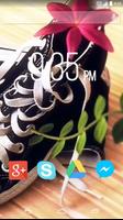 Fleur sneakers Live Wallpaper capture d'écran 1
