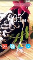 Flower sneakers Live Wallpaper 截图 1