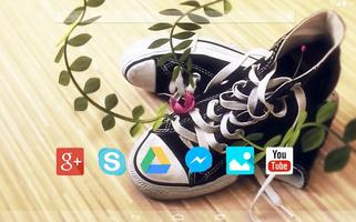 Fleur sneakers Live Wallpaper capture d'écran 3