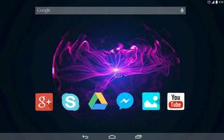 Plasma Boule Live Wallpaper capture d'écran 3