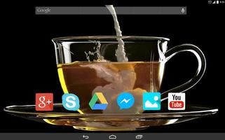 3 Schermata Tea with milk Live Wallpaper