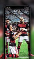 Soccer Jogadores de Flamengoo ポスター